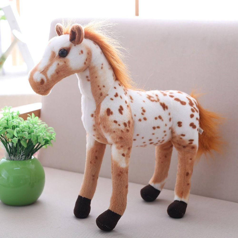 Simulation Horse Simulation Horse Plush Toys Simulation Horse Plush Doll Birthday Gift