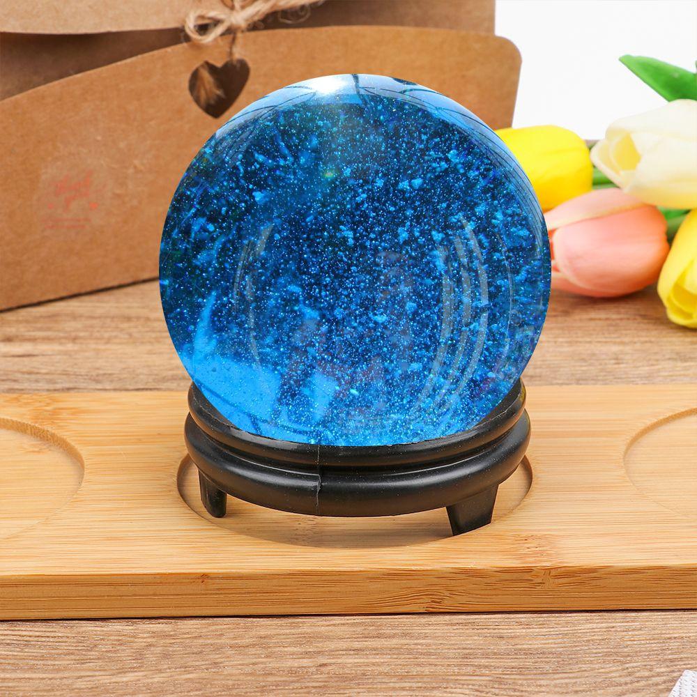 Home Decoration Walnut Pedestal Stand Ostrich Egg Tray Sculpture Crafts Crystal Ball Display Base