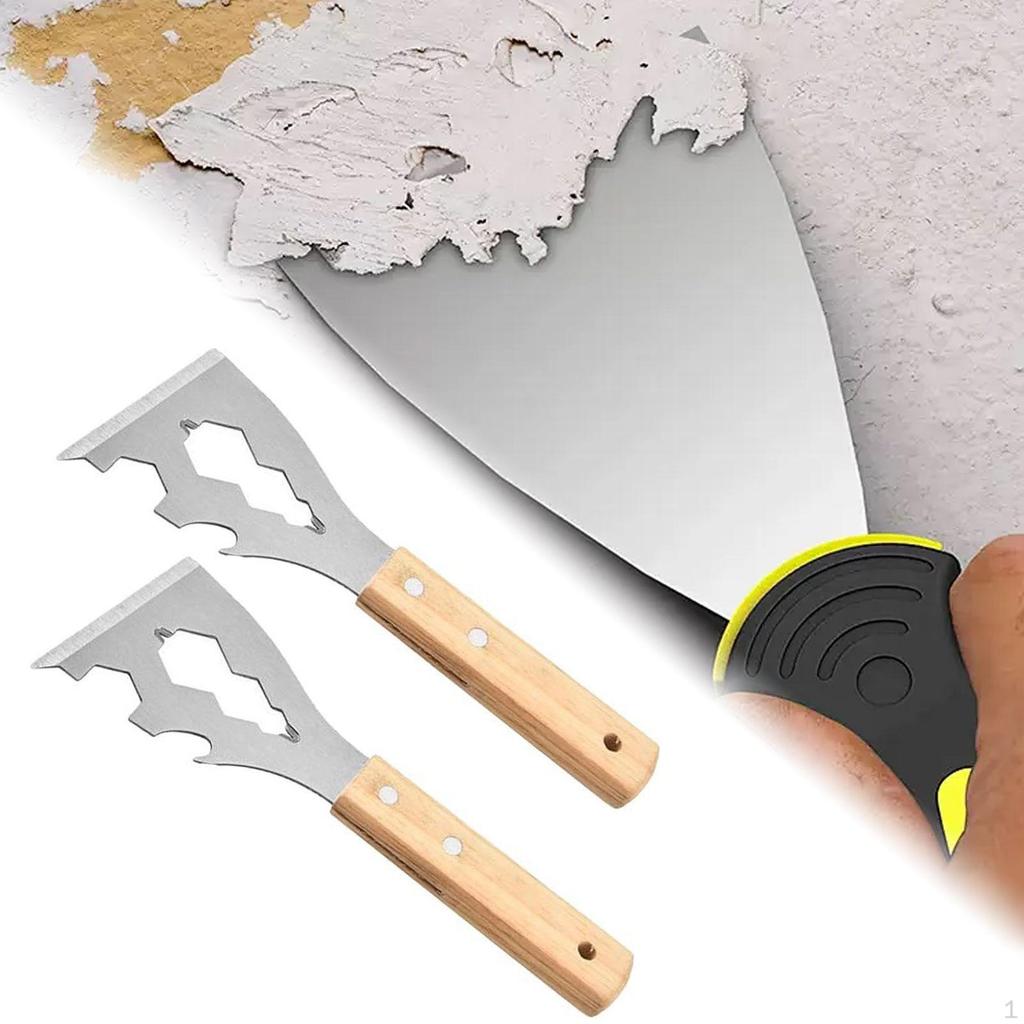 Cleaning Tool Metal Knife Compact Portable Rust Resistant Putty Manual for Wallpaper