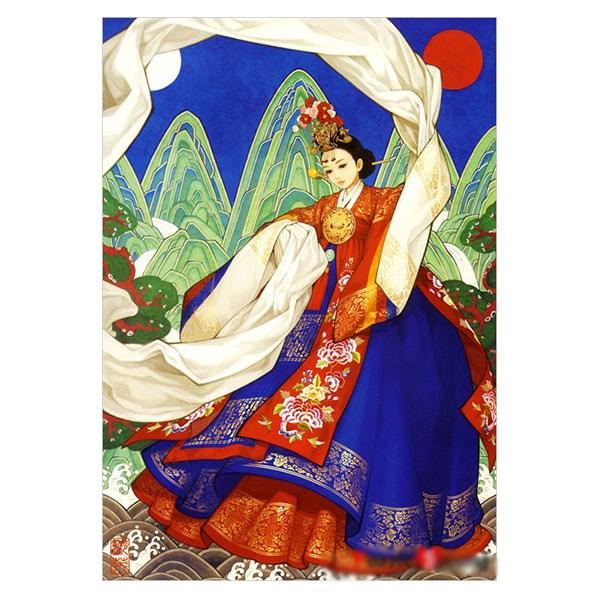 Corolla Dancer Женщина, 38x52см