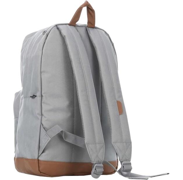 Рюкзак Herschel Pop Quiz grey/tan synthetic leather (10011-00006-OS)