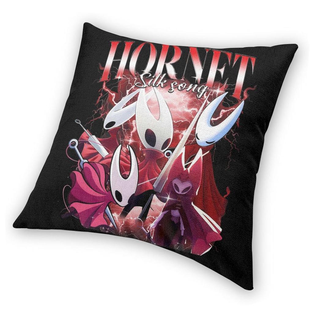 Hollow Knight Silksong Hornet Pillowcase Double-sided Printing Polyester Cushion Cover Decorations Throw Pillow Case Cover Car