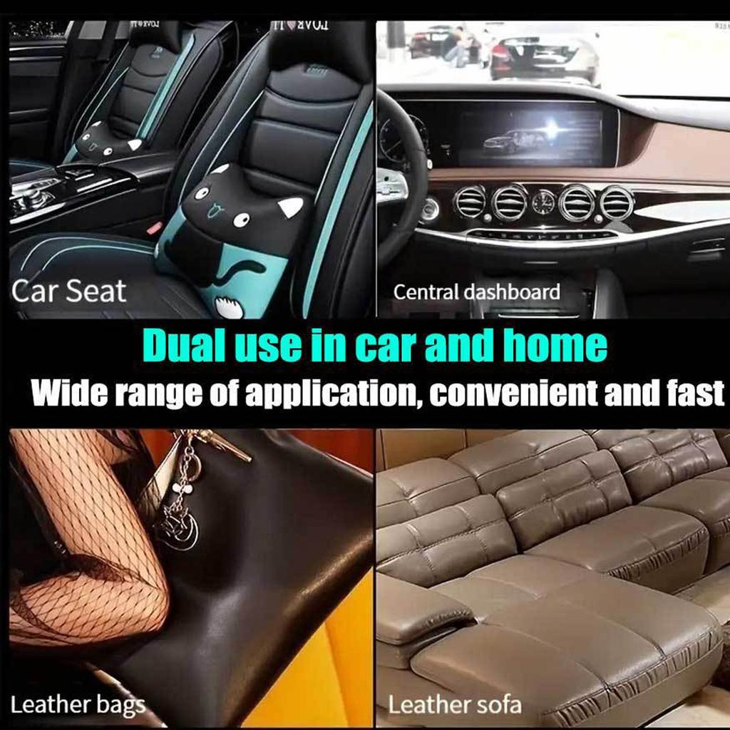 Car Leather Seat Maintenance Cream Interior Leather Cleaning Maintenance Care Coating Cleaning Cream 50g