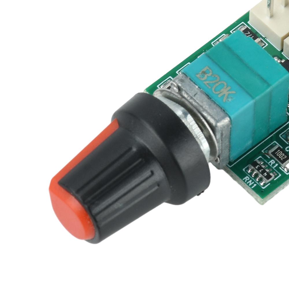 1-Wire Fan Speed Regulator DC 11-11V 1.1A Dual-Channel PWM Speed Controller Low Voltage Motor Speed Controller Module