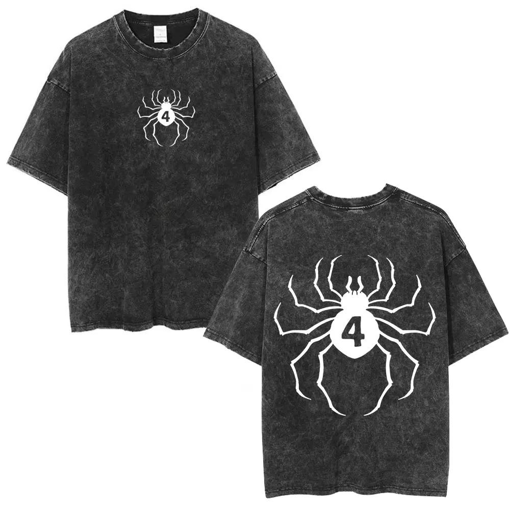 Anime Hunter X Hunter Phantom Troupe Printed Tshirt Mens and Womens Washed Tshirt High Quality Vintage Cotton Tshirt Tops