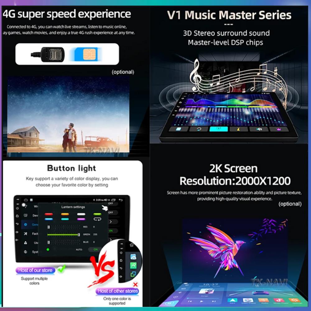 Android 14 Car For lsuzu D-MAX 3 RG 2019 - 2025 Auto Radio Stereo Head Unit Multimedia Player GPS Navigation Carplay BT 2Din