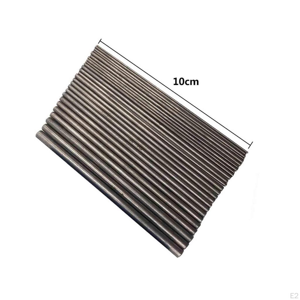 30 цельных стержней из нержавеющей стали, проволочный сердечник, диаметр 0,4-4,5 мм, кольца для прыжков, длина «сделай сам», 100 мм, круглые