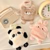 Cartoon Rabbit Panda Hot Water Plush Bags Kawaii Hot Water Bottle Cute Warm Water Bag Portable Hand Warmer with Cloth Cover