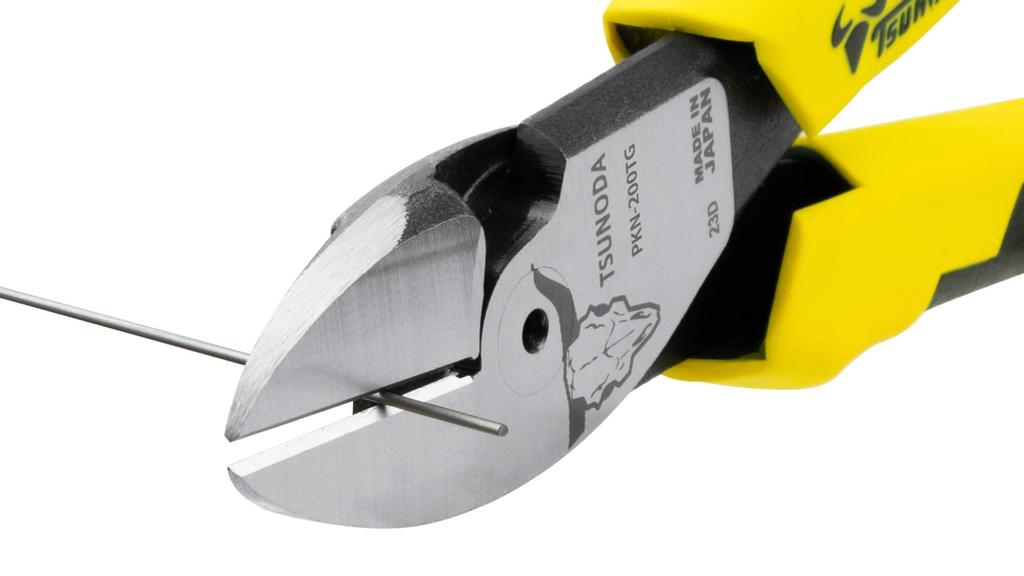 TSUNODA Power Hard Wire for Electrical Nippers, Eccentric, Work, 200mm, PKN-200TG