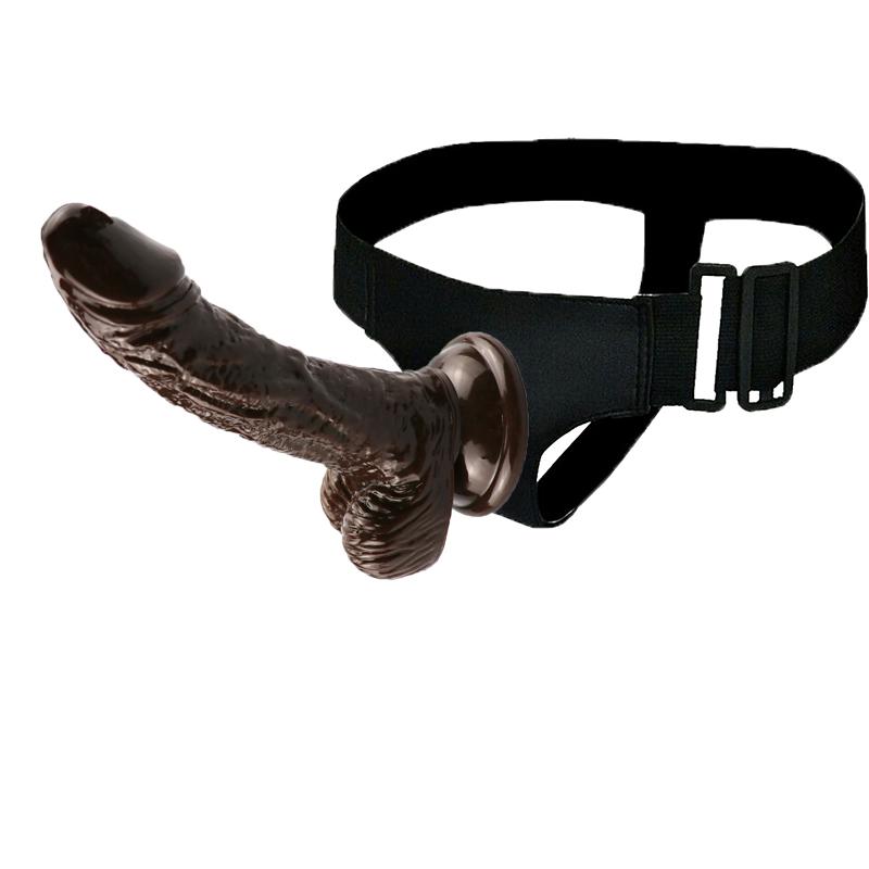 Регулируемый фаллоимитатор с ремешком для анального страпона