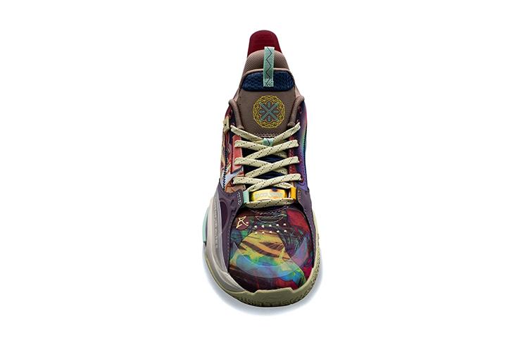 Li Ning All City 10 Youth Edition Magic Low top Performance Basketball Shoes Dusk Purple ABPS059-3