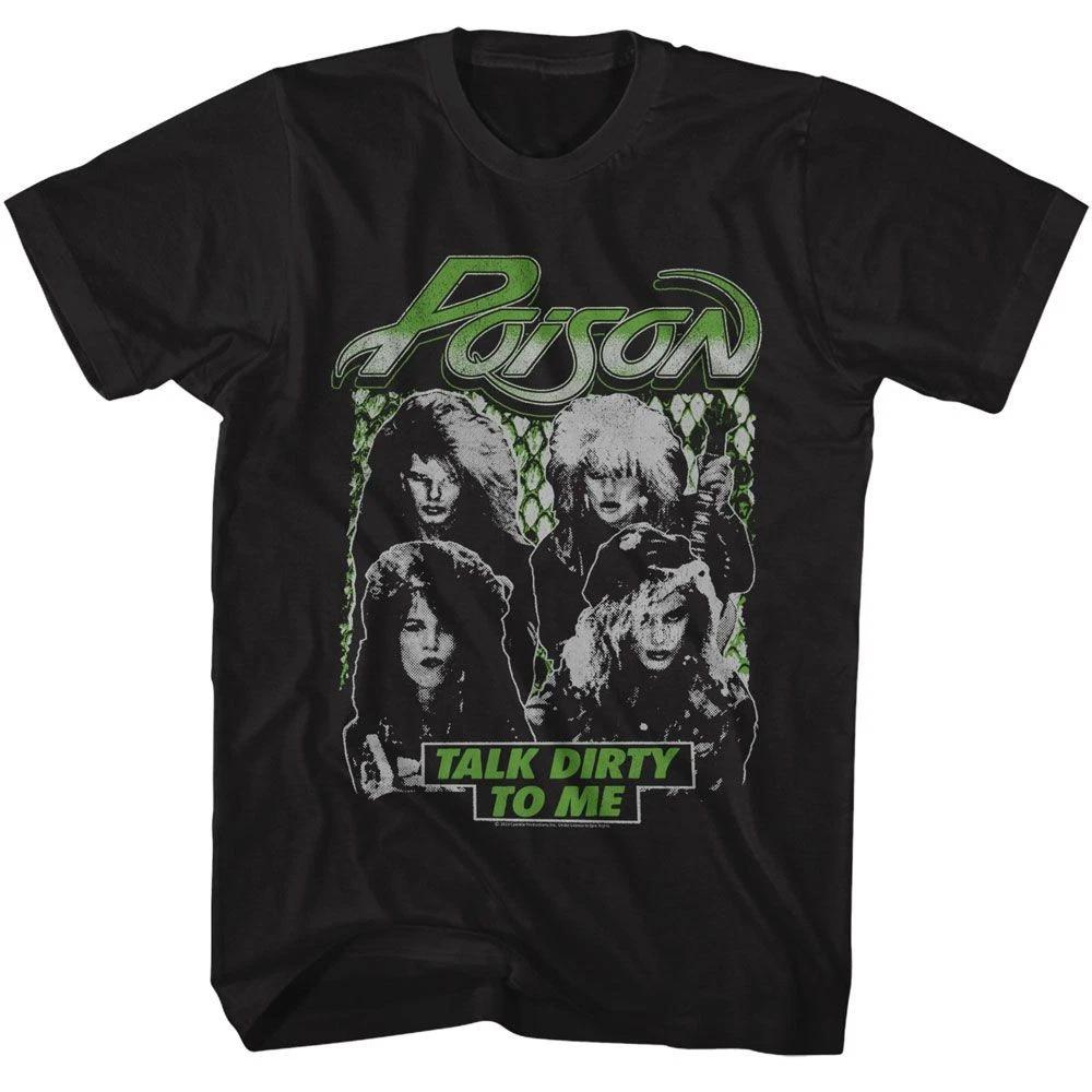 Poison - Talk Dirty To Me Band Photos - American Classics - Solid Black Sh