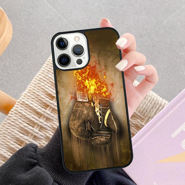 Чехол для телефона Боксерские перчатки Для Apple Pro Max Plus Чехол Для iPhone 17 Air 13 12 14 15 16 Чехол