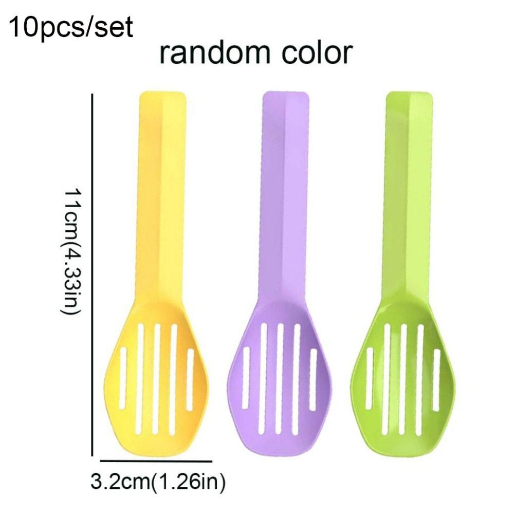 10pcs Wear Resistant Hamster Sand Scoop Plastic Hamster Toilet Cleaning Scoop For Cleaning