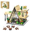 Oichy Tent Mini Block Camping Toy Сборочный комплект для детей и взрослых, набор блоков DIY Handmade Hut Kit Совместимая обучающая игрушка Camping Палатка для школы