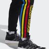 Adidas X Lego Co-Branded Letter Print Contrast Stripe Basketball Pants Men Bottoms Black H51238