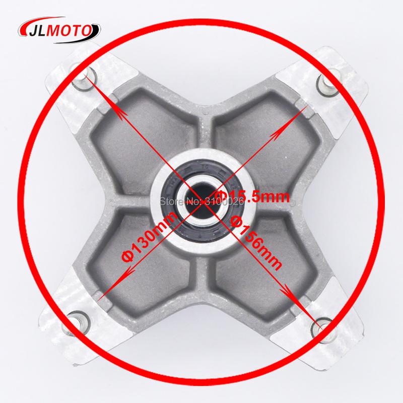 Ступица переднего колеса M10 156x4 шпильки Подходит для Motoland YAMAHA RAPTOR ATV YFM 250 350 3GD-25111-20-00 Mikilon Rapide 250S Квадроцикл