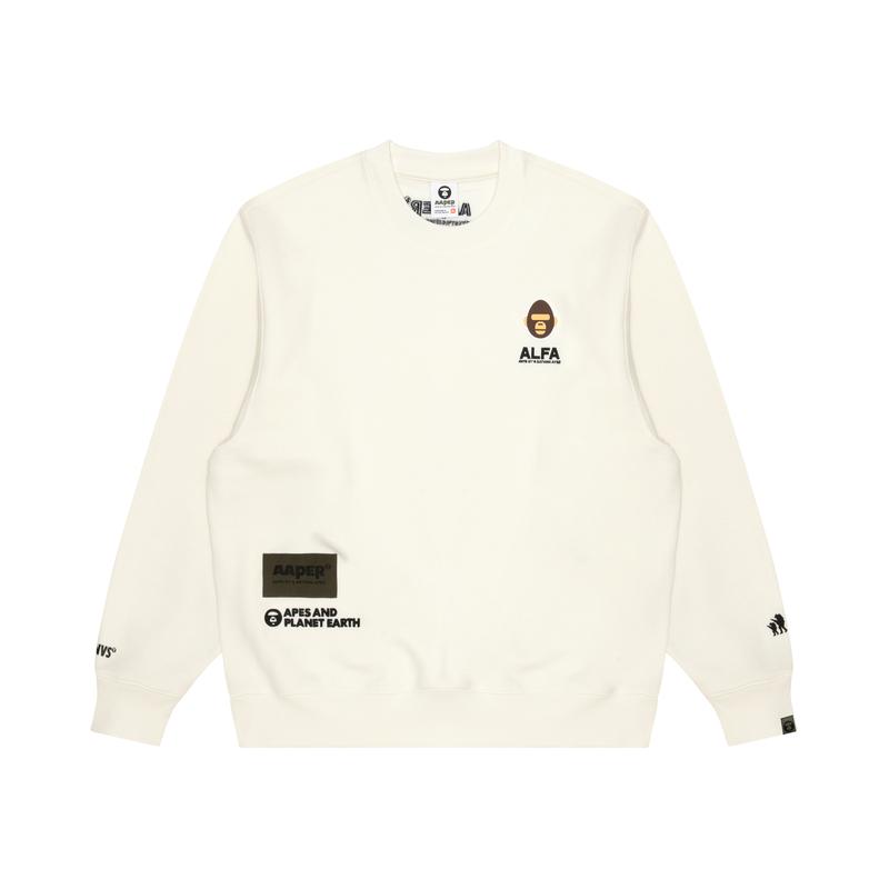 Aape Sweatshirts Men's Crew Neck Moderate Regular AAPSWMA342XXL