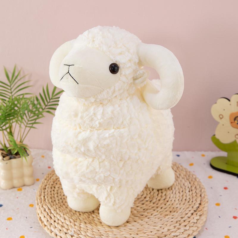Плюшевая игрушка Животное Овечка Мягкая Подушка из Искусственного Меха Для Детей и Подростков