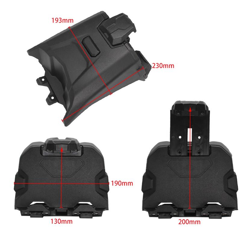 Storage Box Organizer Tray With Electronic Equipment Bracket For Can Am Maverick X3 2017-2024 Tablet Phone Holder