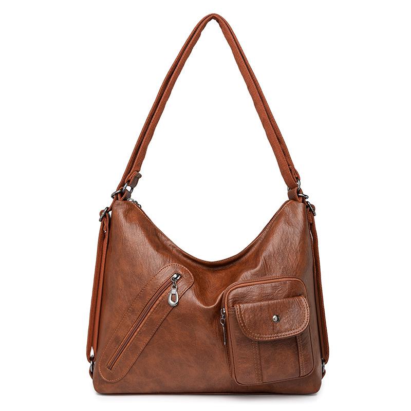 Женский модный вместительный рюкзак-сумка через плечо 2025