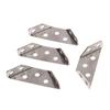 10Pcs Universal Furniture Corner Connector Stainless Steel Angle Corner Brackets For Cabinet Drawer