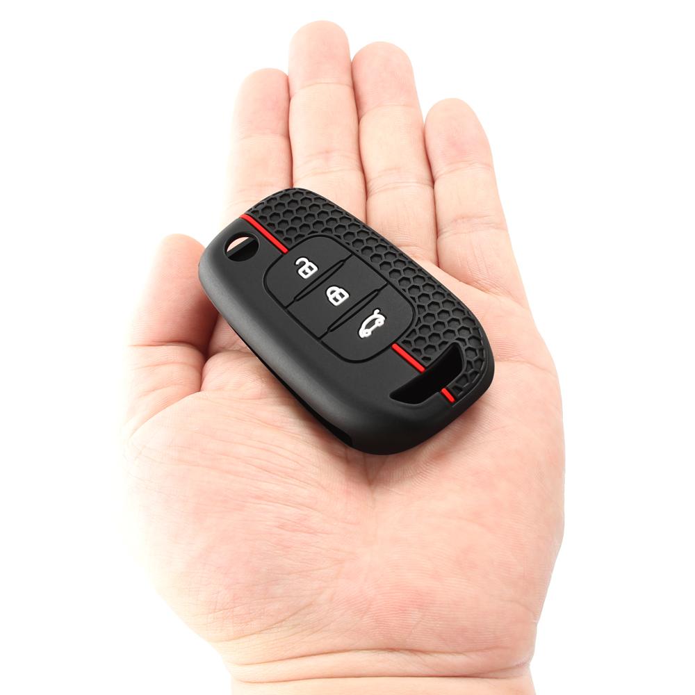 Silicone Car Key Case Cover Shell For Renault Kwid 2023 Kadjar Captur Megane Sandero Stepway Logan Clio 5 2022 Arkana 2020 2021