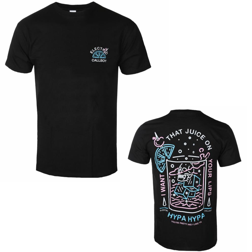 Pop Electric Callboy Band Graphic Cotton Tshirt Unisex Summer Short Sleeve Fashion Brand Tee Luxury Casual Vintage Retro Top