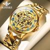 Men's Watch Full -automatic Mechanical Watch Hollow Movement Waterproof High -end Watch