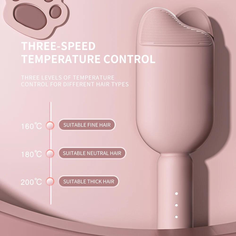 36 мм Электрическая плойка для завивки волос Гофре для волос Завивка волос Защита от ожогов Инструмент для завивки Долговечная укладка Плойка для волн Гофре для волос