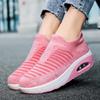 2025 Women Walking Shoes Air Cushion Non Slip Orthopedic Shoes Ladies Platform Mules Breathable Wedge Female Sneakers