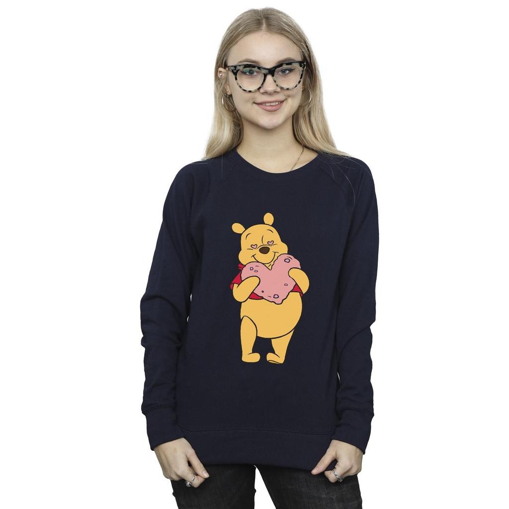 Disney Womens/Ladies Winnie The Pooh Heart Eyes Sweatshirt