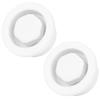 2Pcs PVC Surfboard Paddle Board Vent Hole Automatic Breathing Waterproof Accessorywhite
