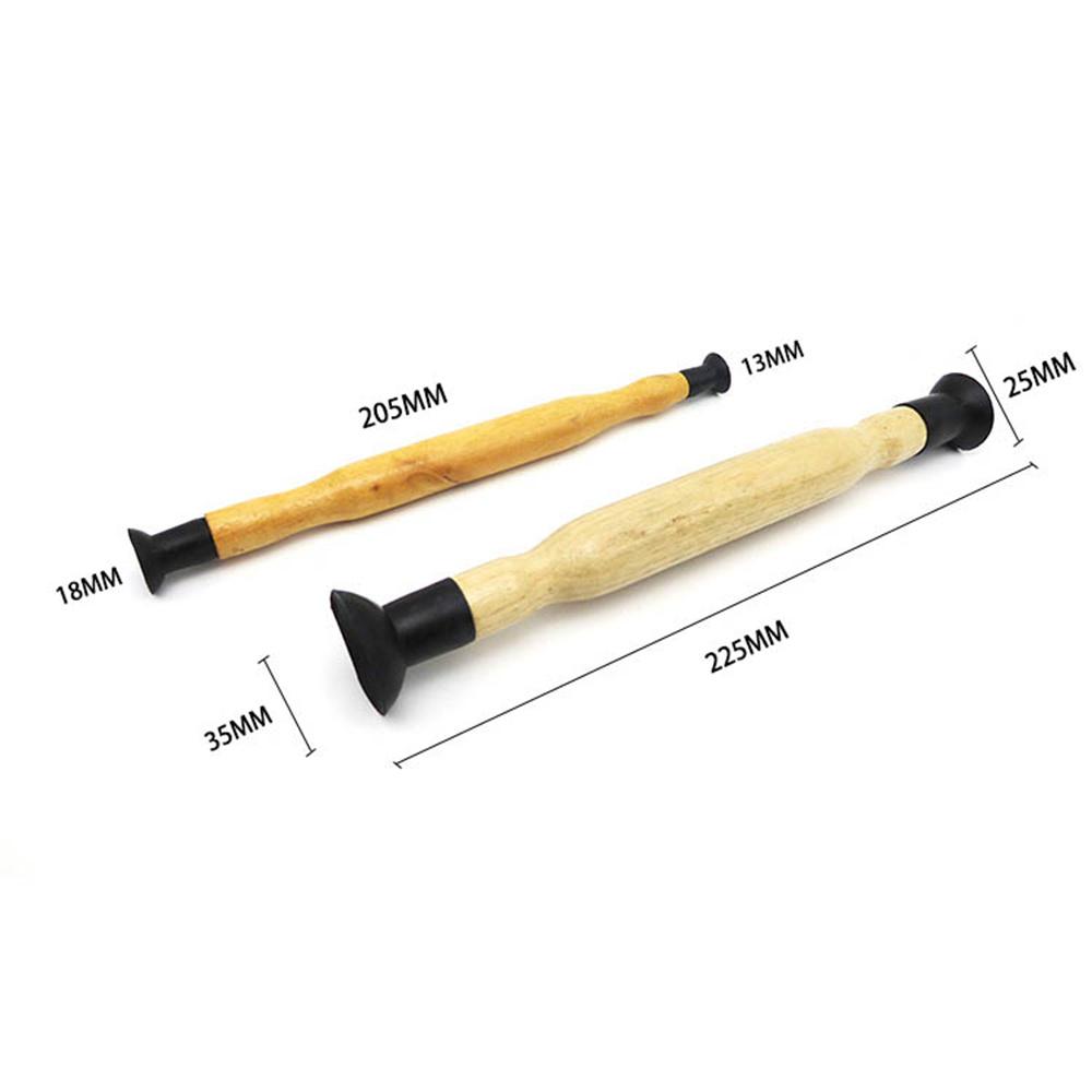 2PCS Large+Small Grip Valve Grinding Stick Lapping Tool Suction Cup Lap Sticks