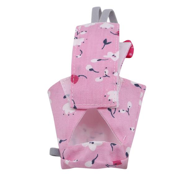 Прочный розовый подгузник для птиц 9*4 см многоразовый летный костюм для попугаев подгузник для попугаев