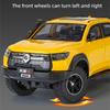 1/24 Great Wall Motor POER Pickup Alloy Car Model Diecast Metal Offroad Vehicles Car Model Simulation Sound Light Kids Toy Gift