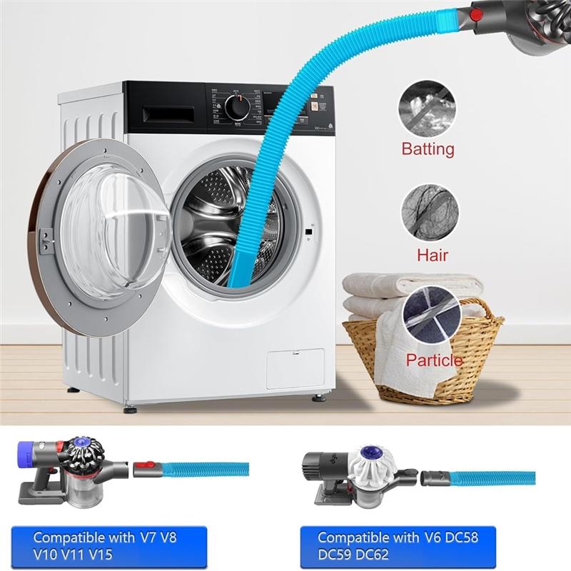 AD23-Набор насадок-пылесосов для сушилки с ворсом Для Dyson V15 V12 V11 V10 V8 V7 Gen5 V6 DC58 DC59 Шланг для сушилки и щетка для чистки