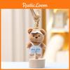 Adorable Plush Teddy Bear Keychain Cute Stuffed Animal Doll For Bag Accessories