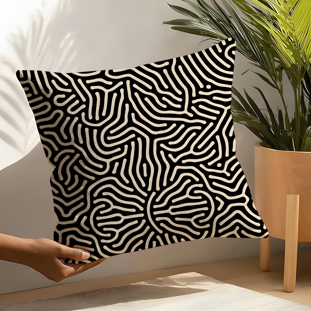 Fashion art YYayoi Kusama Pillow Case Linen Cushion Covers For Decorative Sofa Home Pillows Case Car Chair Pillows Cases