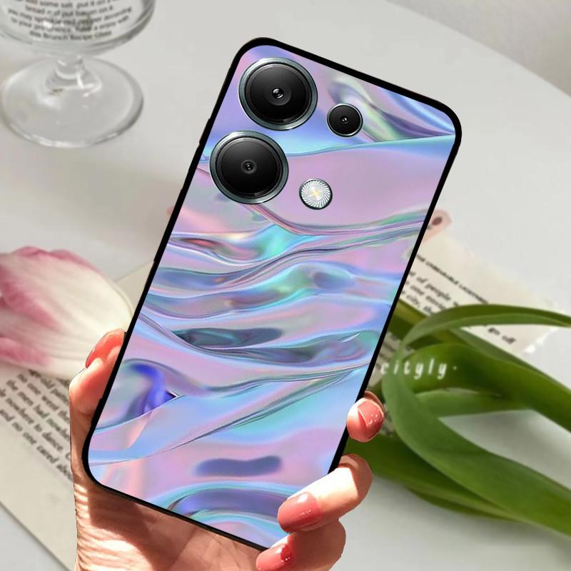 Для Xiaomi Poco M6 Pro 4G Чехол PocoM6 Pro Ударопрочный Мягкий ТПУ Силиконовый Чехол для Телефона Для Poco M6 Pro 4G Funda Capa Мультяшный Корпус