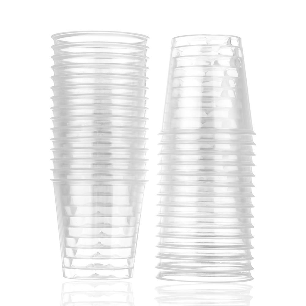 Инструменты Многоразовые одноразовые стаканчики для десертов Многоразовые стаканчики для кексов Пластиковые прозрачные круглые стаканчики для кексов