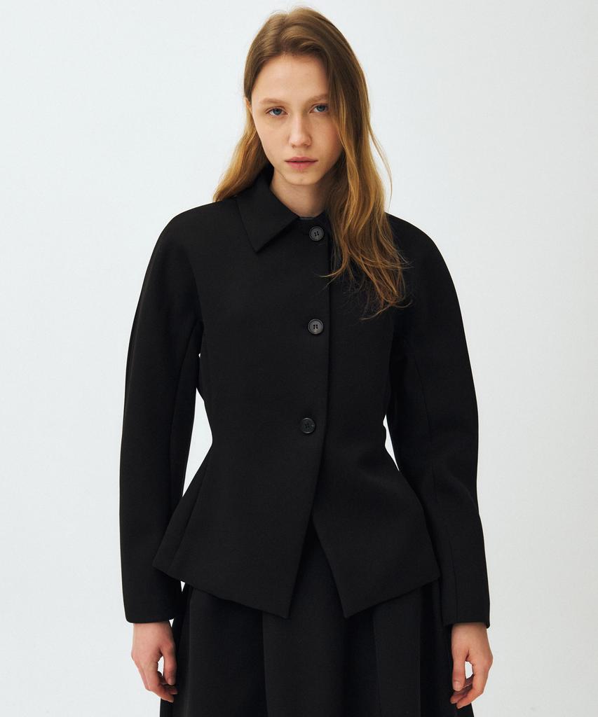 Mais Petal Raglan Jacket / Black