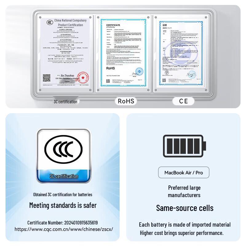 llano Аккумулятор для ноутбука MacBook Air 11,6 дюйма (A1465/A1370/A1406/A1495)