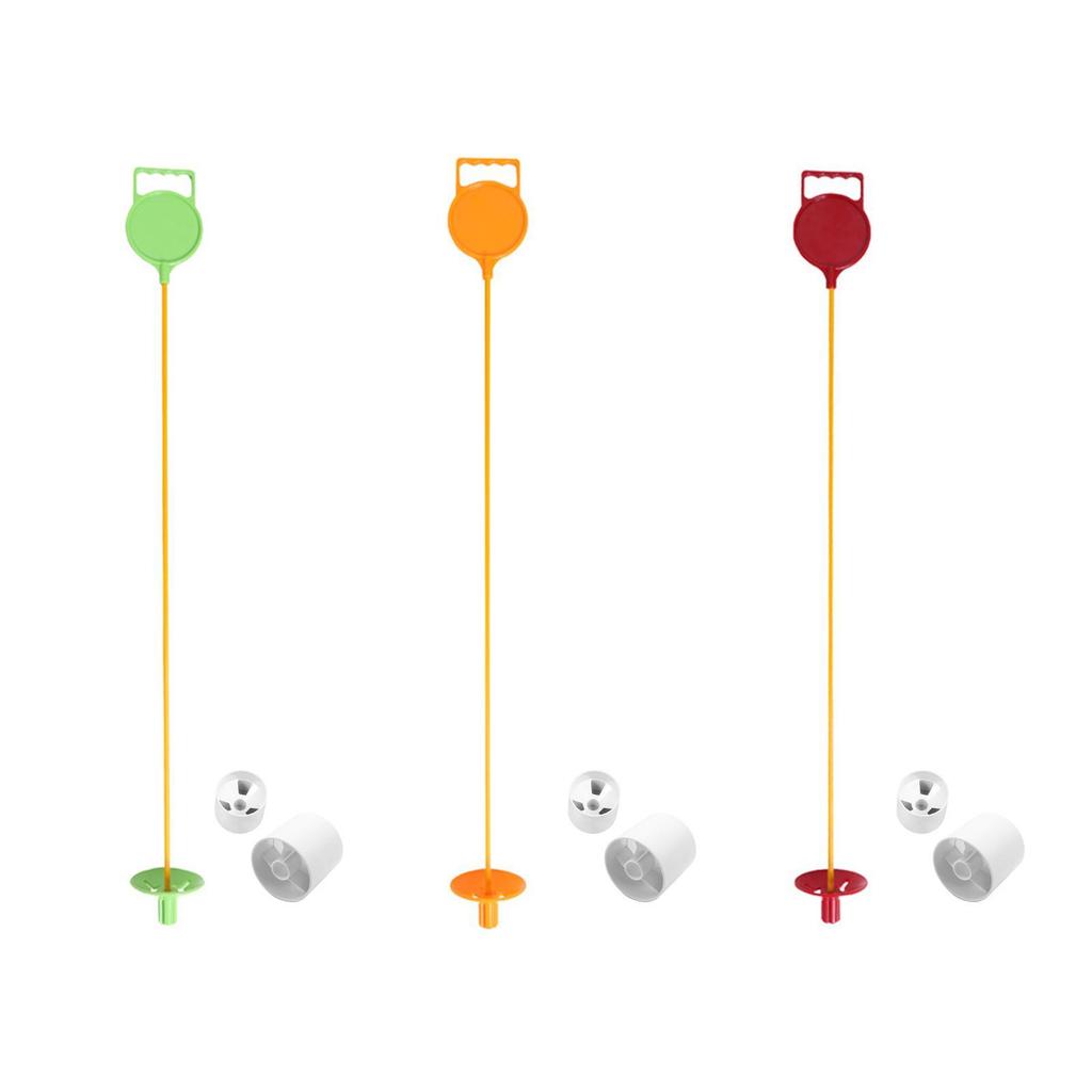 Golf Flagstick and Cup Fiberglass Stick Golf Pole and Cup Portable Golf Pin and Cup Set for Outdoor Training Practice Yard Lawn