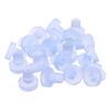 20Pcs Transparent Rubber Particles Soft Anti-Collision Particle Hole Plug Foot Nail Tube Plug Shelf Foot Pad Dust Plug