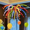 Разноцветные длинные шары-колбаски Декор-шар «Дофаминовый фейерверк» Разноцветный латексный шар День рождения Свадьба Вечеринка По Фон