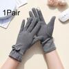 1 пара модных элегантных теплых перчаток с бантом, устойчивых к холоду, ветрозащитные перчатки для езды на велосипеде