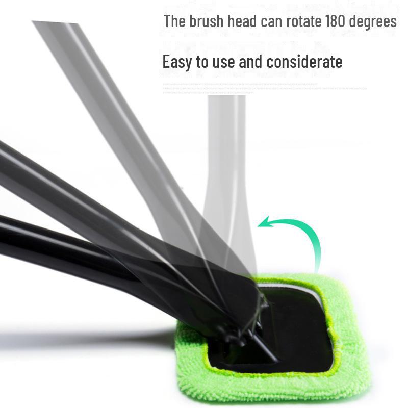 Car Windshield Brush: Dual-Purpose Dust Remover & Defogger Window Scraper