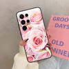 Чехол-букет из розовых роз для Samsung Galaxy S25 Ultra S20 S21 S22 S23 S24 Ultra S9 S10 Plus S25 FE Чехол Coque