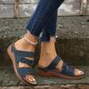 New Summer Women Wedge Sandals Premium Orthopedic Open Toe Sandals Vintage Anti-slip Leather Casual Female Platform Retro Shoes